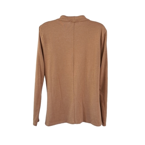 1. State Women's Wrap Sweater Lightweight Tan Size Large - Picture 2 of 7